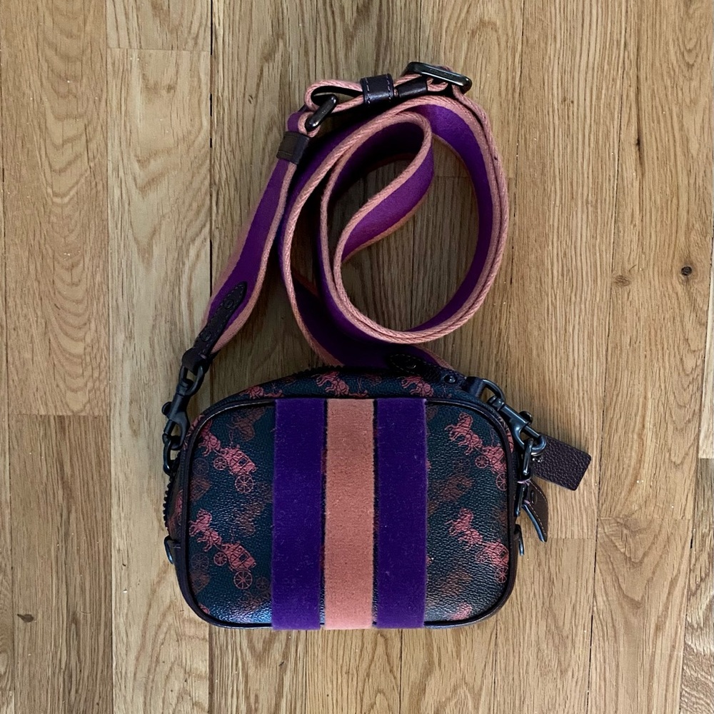 Coach crossbody camera bag